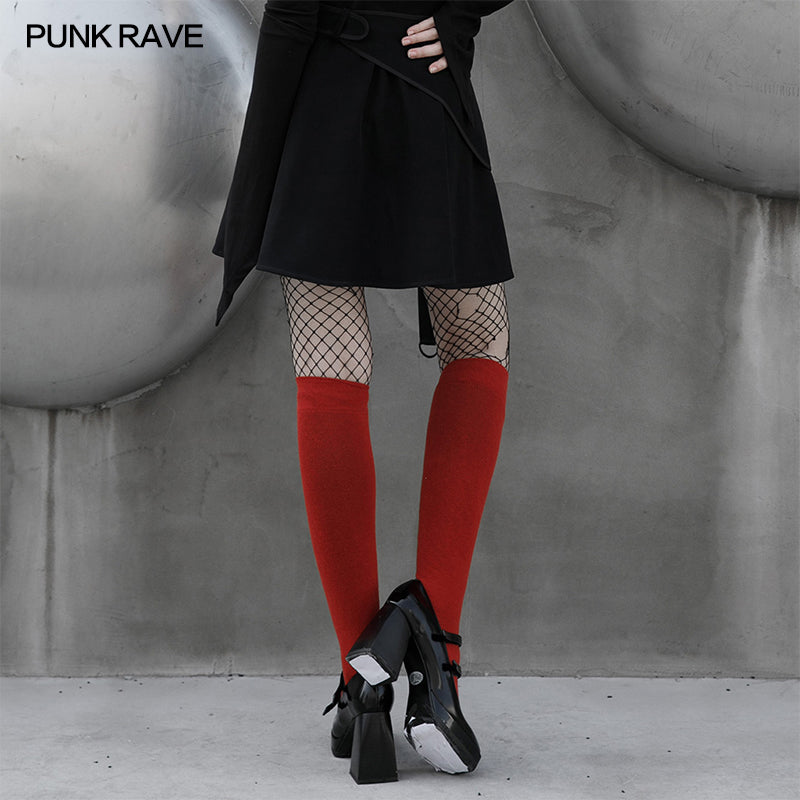 RQ-003BQ Punk waist-sealing pleated skirt