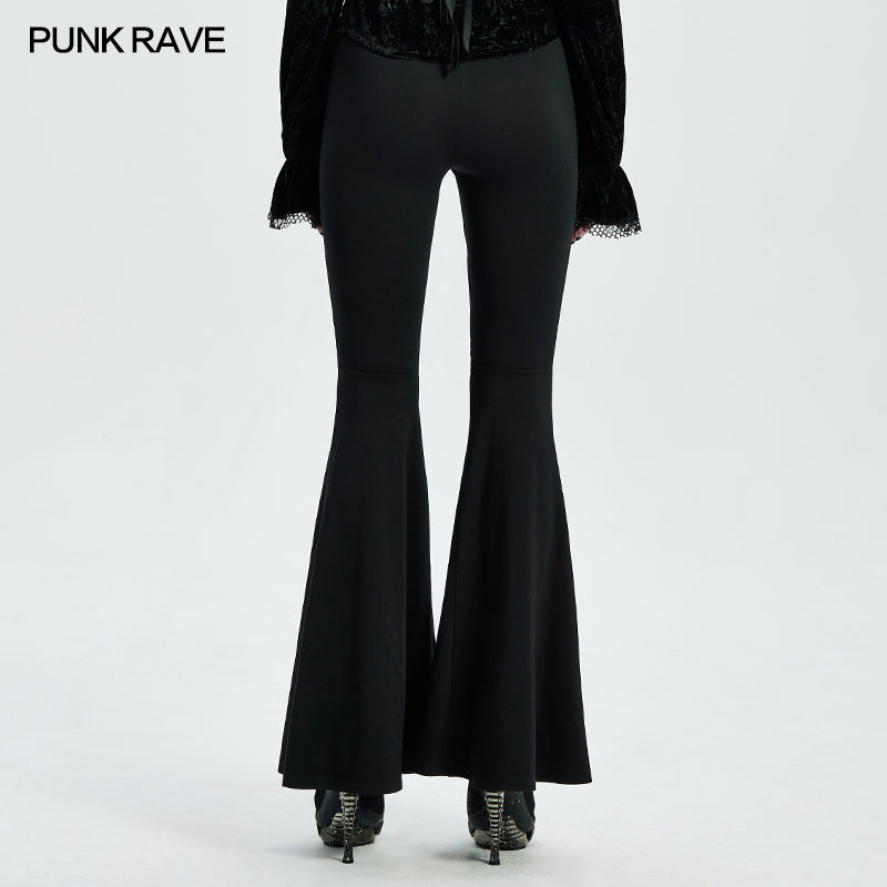 WK-458DDF Gothic flared trousers