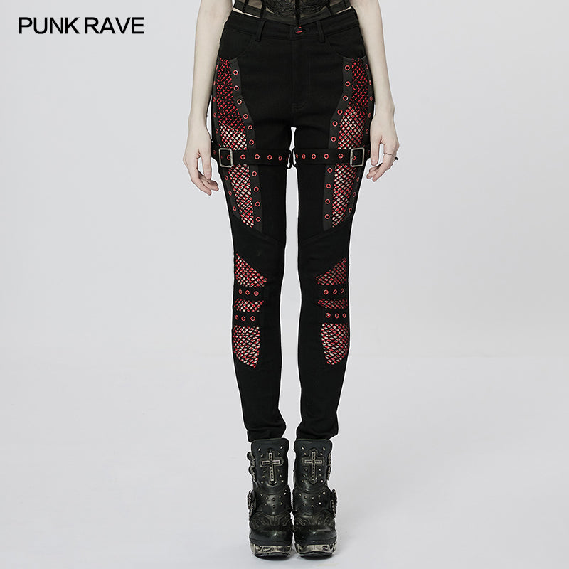 WK-538DQF Punk Sexy Tight Pants