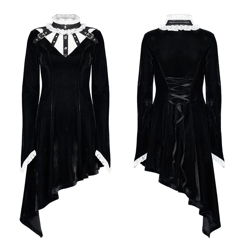 WQ-584LQF WQ-584LQF Gothic asymmetric dress