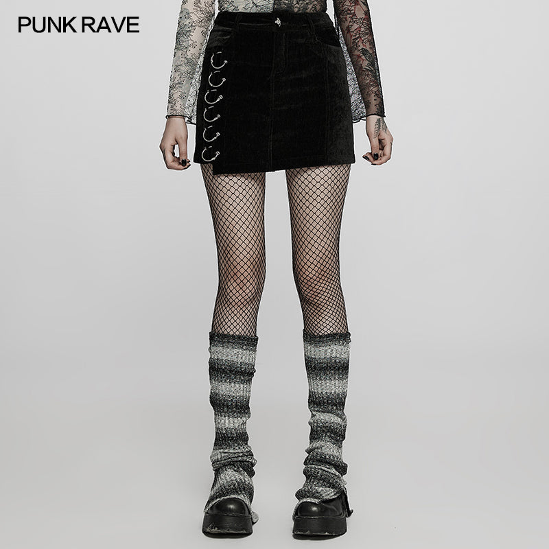 WQ-587BQF 2022 Punk asymmetric skirt