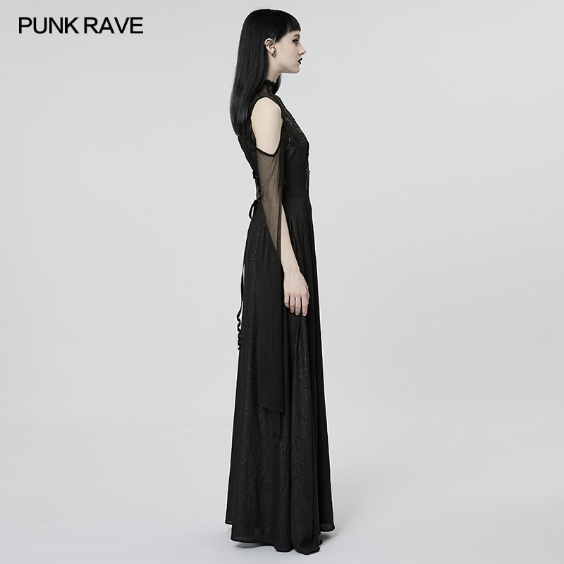 WQ-617LQF Goth style Goddess Dress