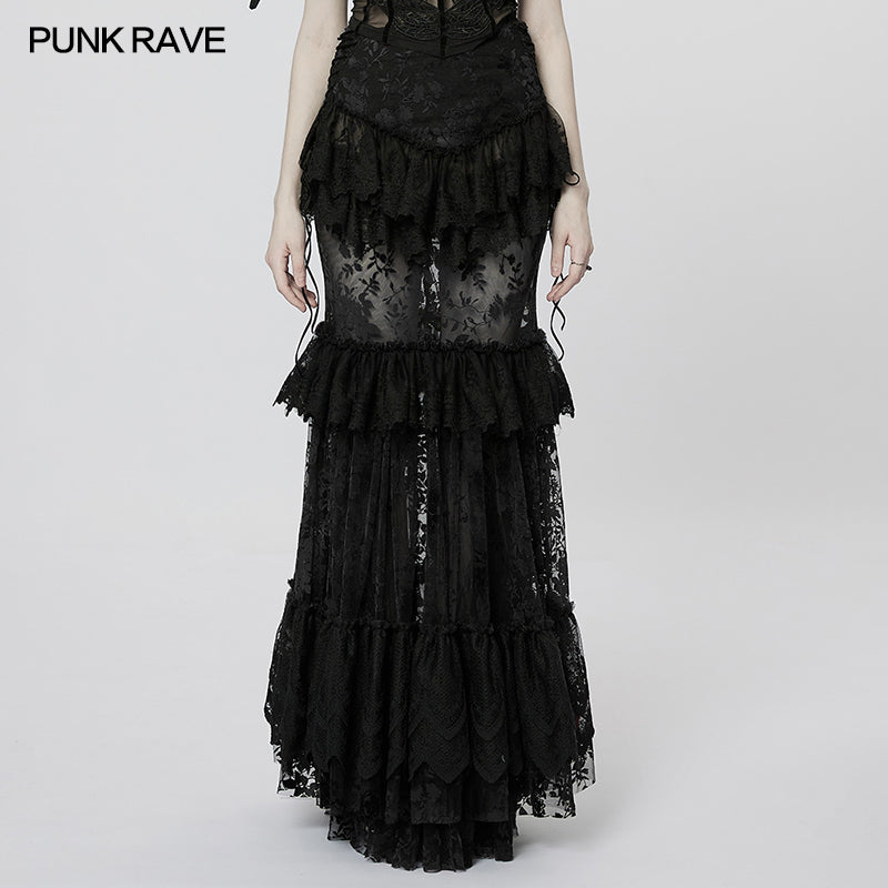 WQ-629BQF Goth Perspective Gorgeous Skirt