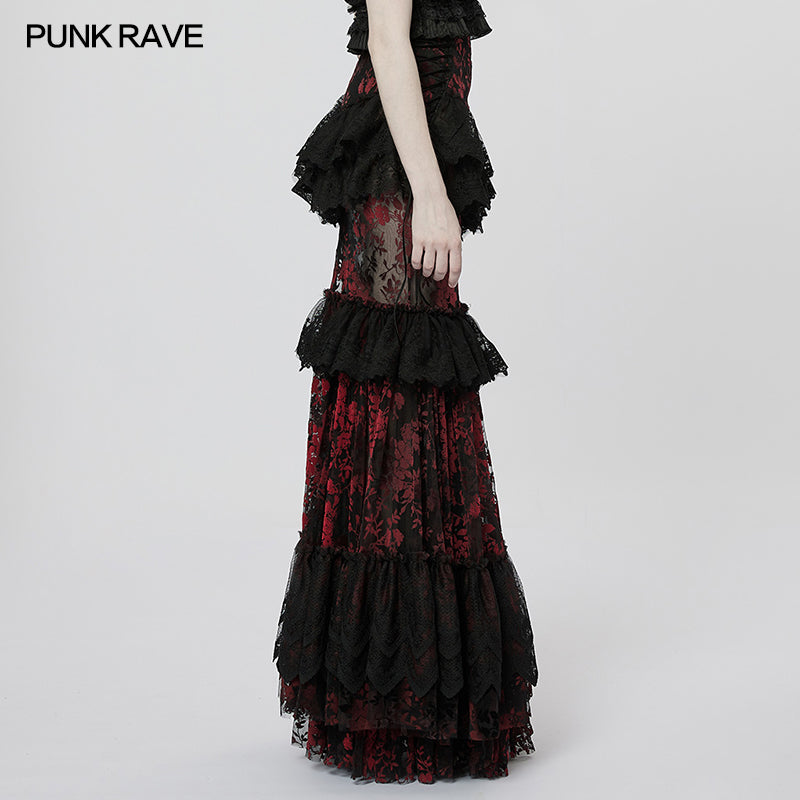 WQ-629BQF Goth Perspective Gorgeous Skirt