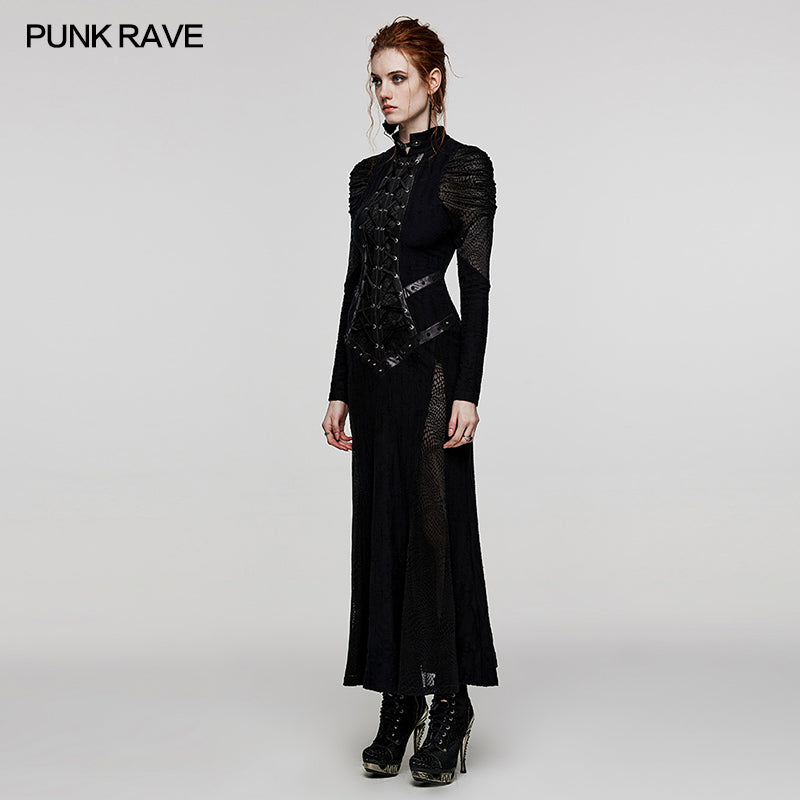 WQ-653LQF Gothic Daily velvet Dress