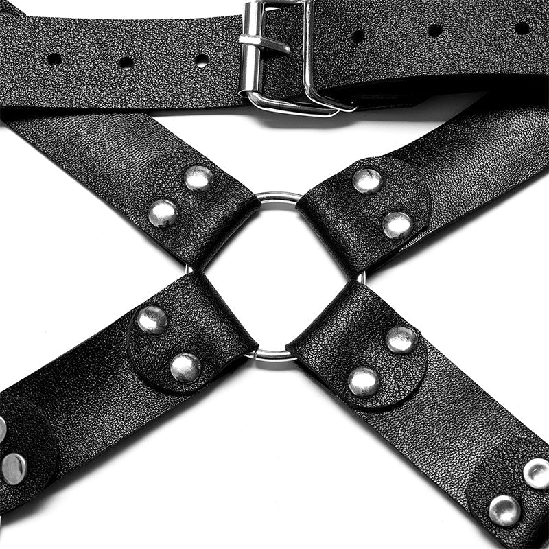 WS-494BDM Punk Stylish Leather Loop