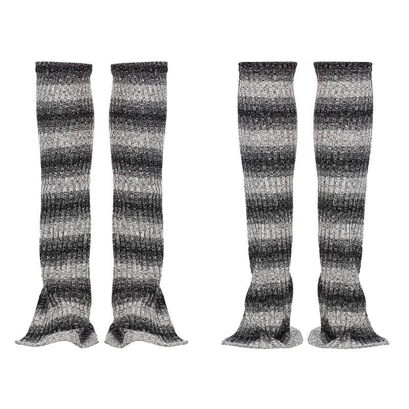 WS-513JTF Daily striped leg warmer