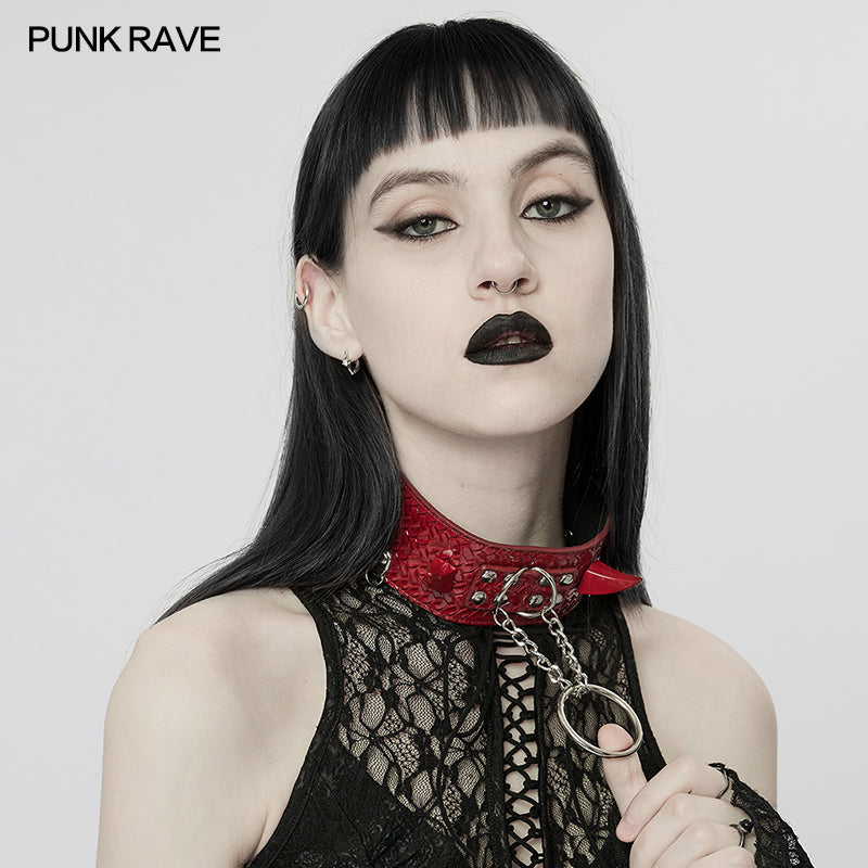 WS-539LHF Punk wild python grain choker