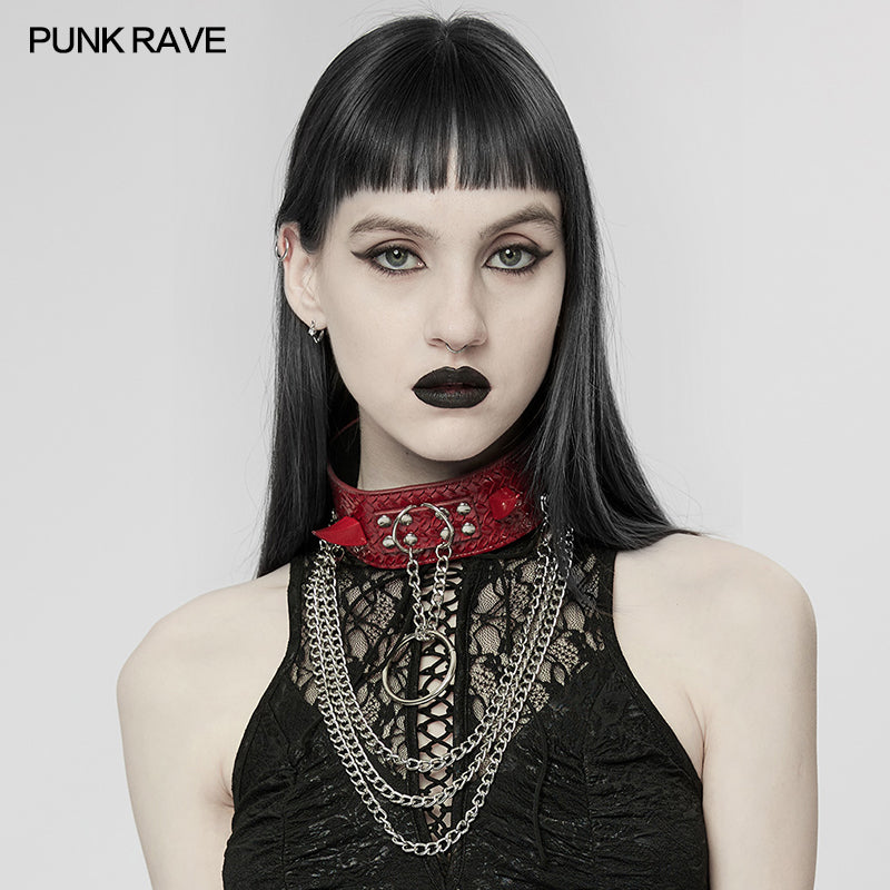 WS-539LHF Punk wild python grain choker