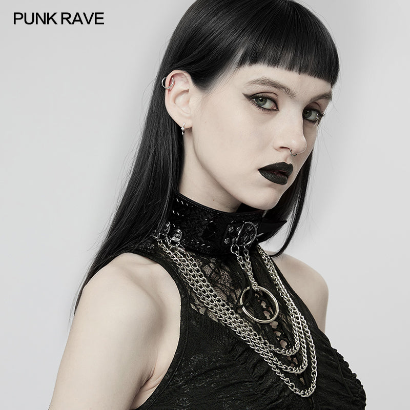 WS-539LHF Punk wild python grain choker