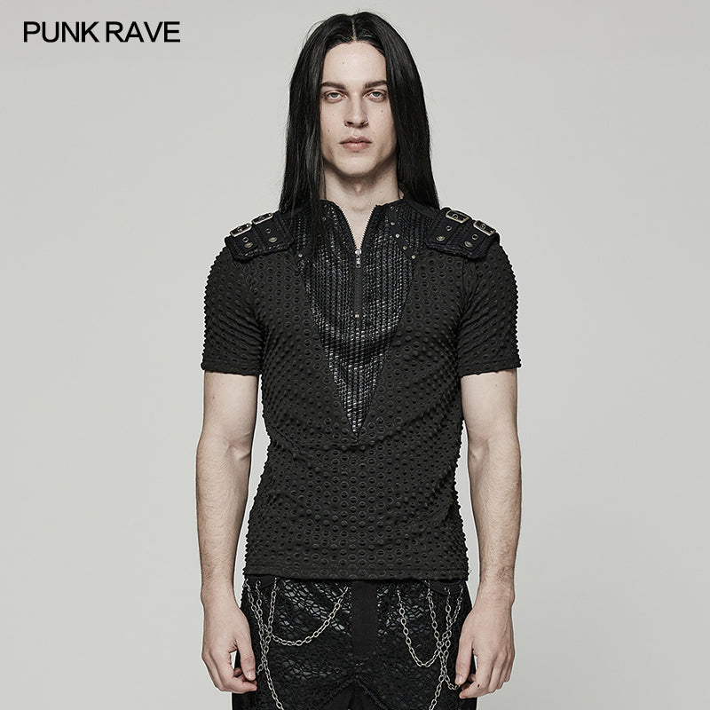 WT-787TDM Punk handsome short T-shirt