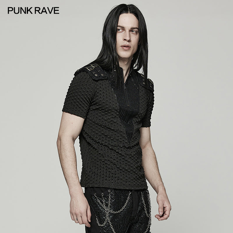 WT-787TDM Punk handsome short T-shirt