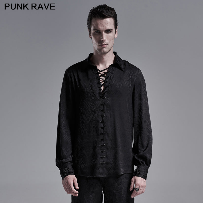 WY-1279CCM Gothic jacquard shirt