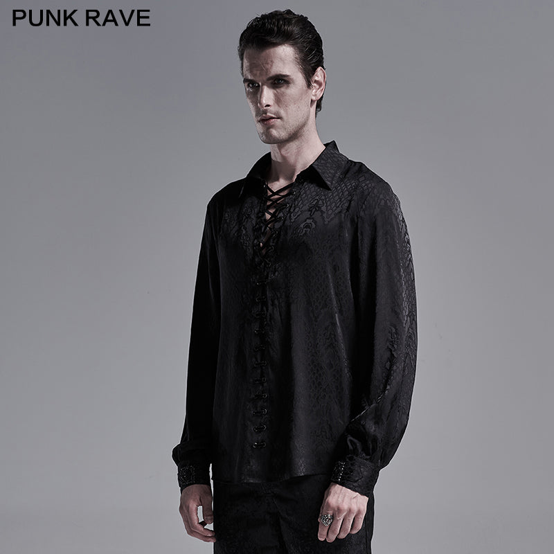 WY-1279CCM Gothic jacquard shirt