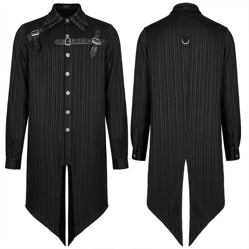 WY-1370XCM Goth medium length dovetail shirt