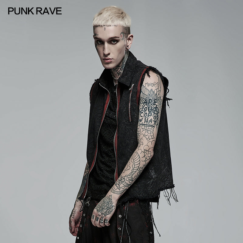 WY-1372MJM Punk Daily Wear Decadent Vest