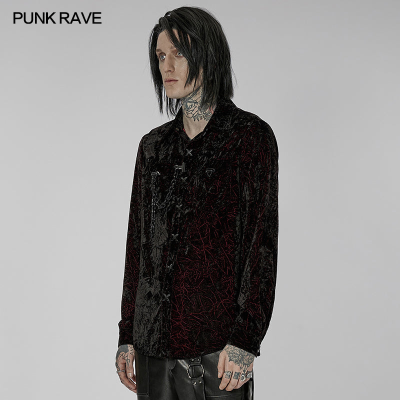 WY-1441CCM 2022 Gothic daily  velvet  shirt