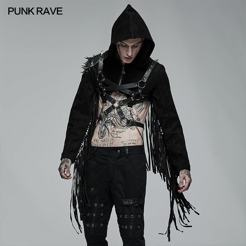 WY-667XDM Punk personality tassel jacket