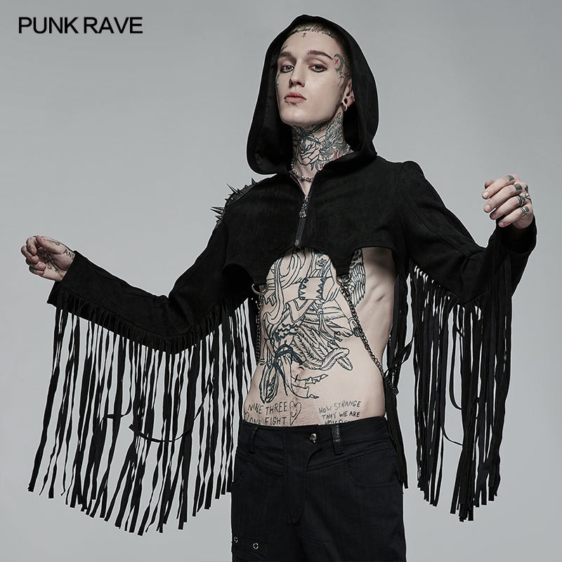 WY-667XDM Punk personality tassel jacket