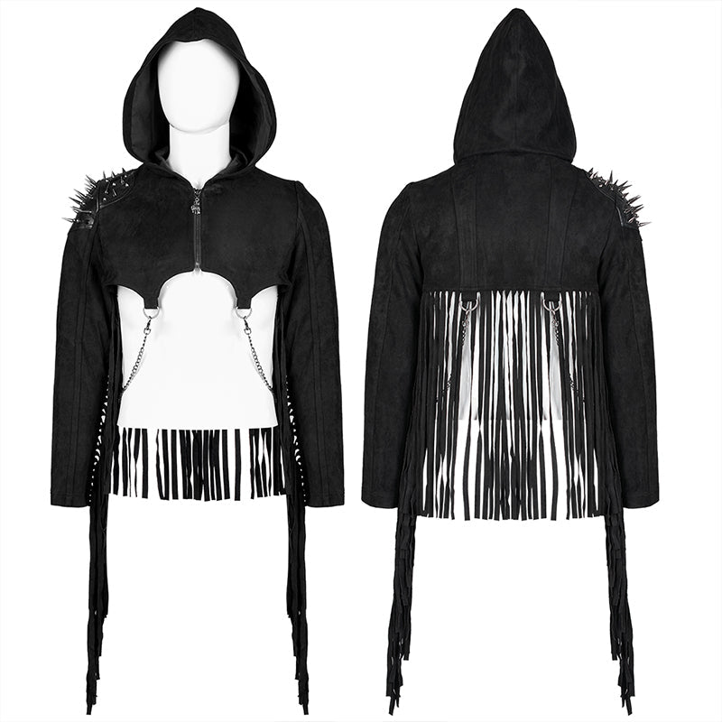 WY-667XDM Punk personality tassel jacket