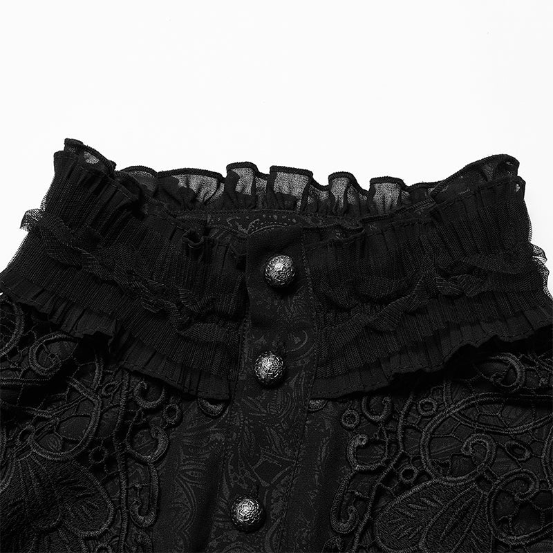 WY-1380XCM Gothic asymmetric shirt