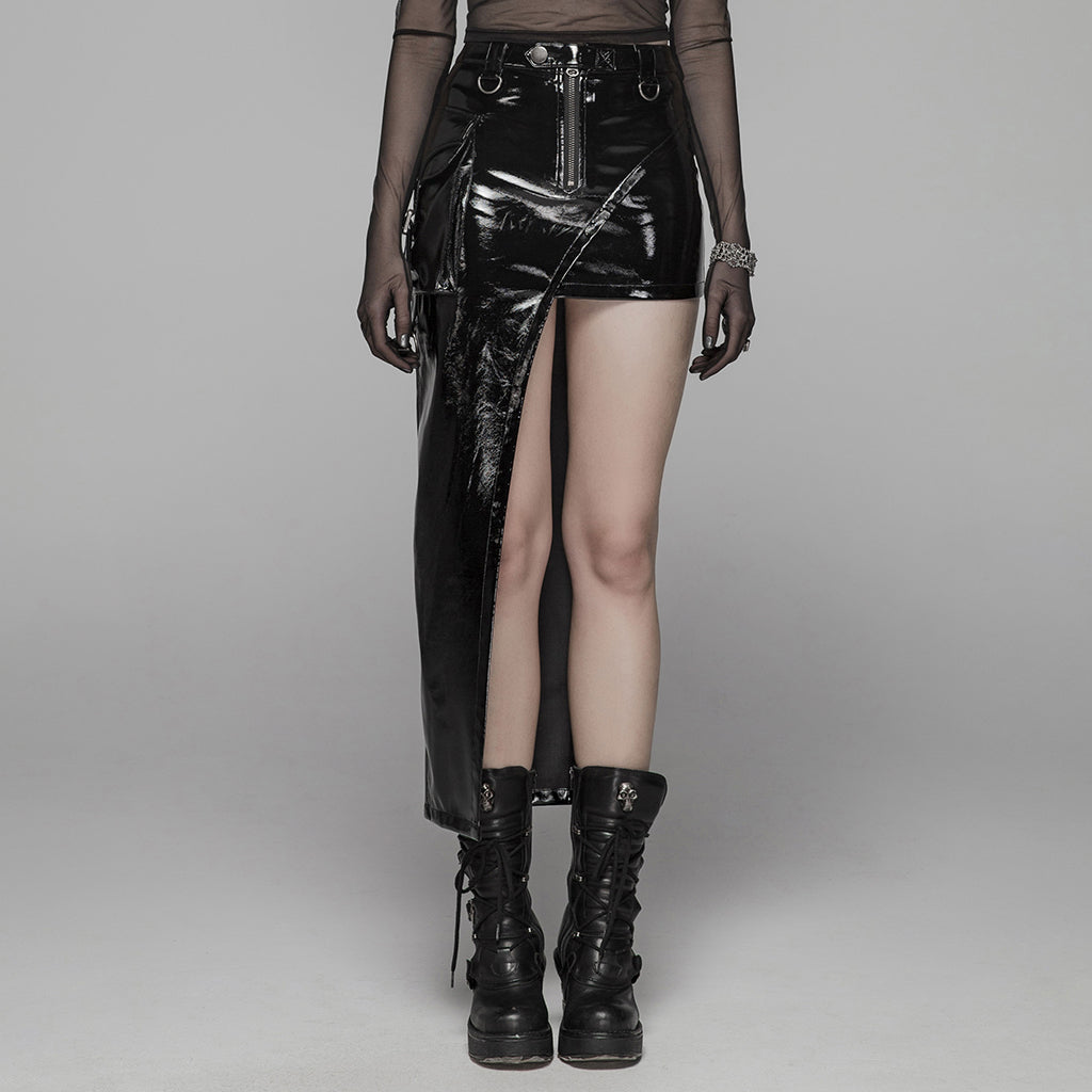 Punk Asymmetric Skirt