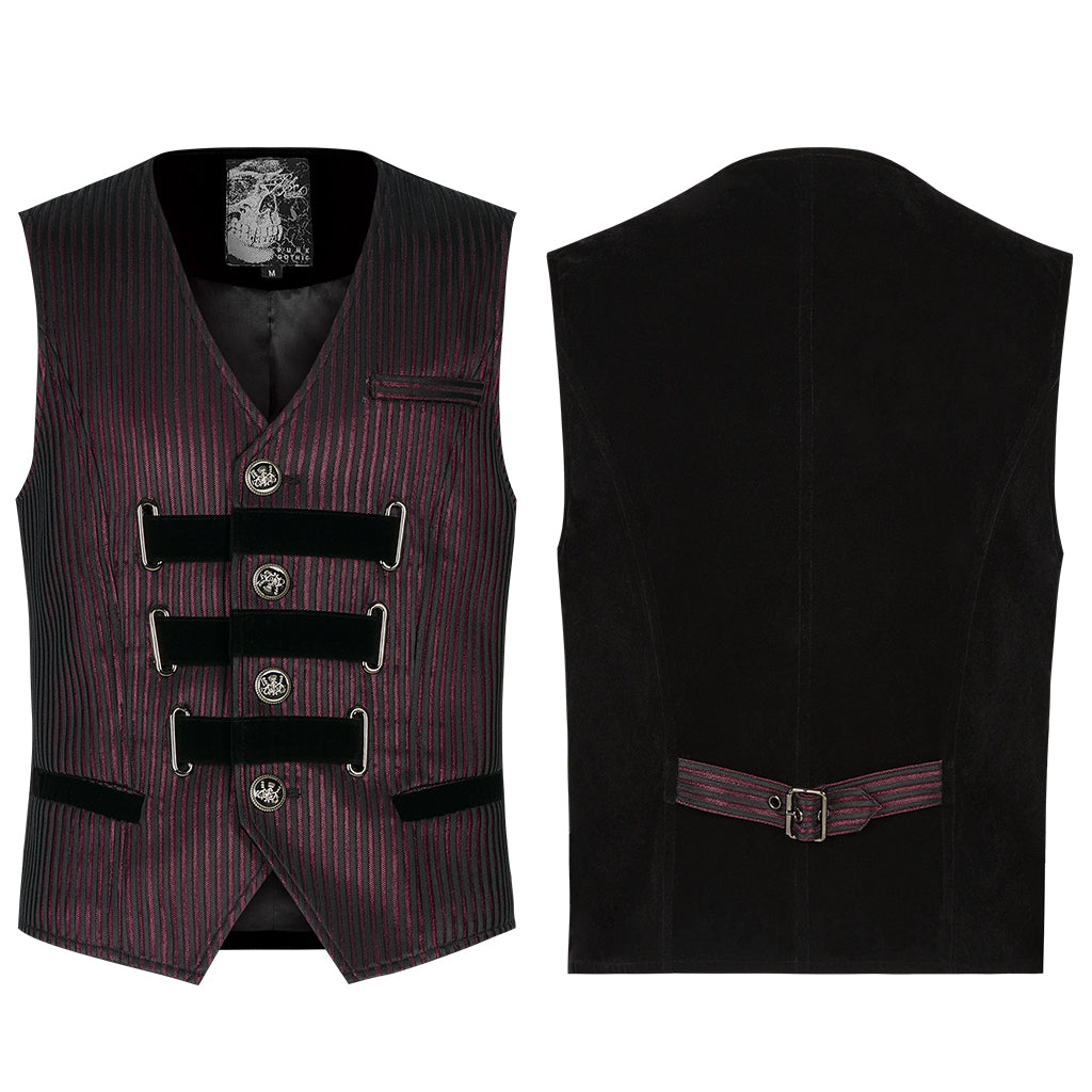 Goth Striped Vest WY-1318MJM